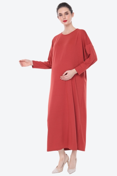 Batwing Maternity In Clay Brown